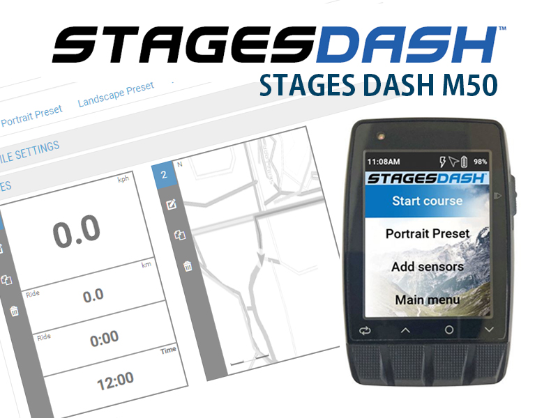 STAGES DASH M50基本設定方法