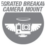 INTEGRATED BREAKAWAY CAMERA MOUNT