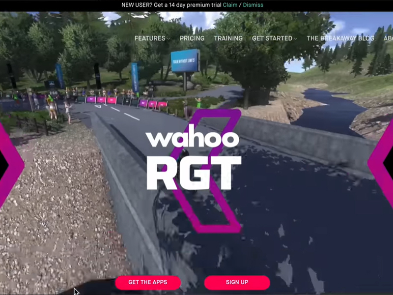けんたさん動画アップ！wahoo RGT『【打倒Zwiftか？】wahooが出した新しいサイクリングアプリが凄すぎて言葉が出ません。』